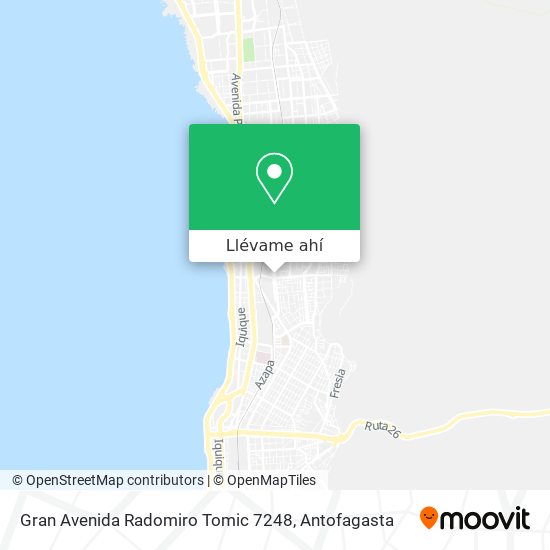 Mapa de Gran Avenida Radomiro Tomic 7248