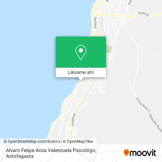 Mapa de Alvaro Felipe Anza Valenzuela Psicológo