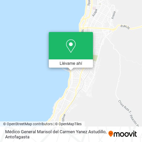 Mapa de Médico General Marisol del Carmen Yanez Astudillo