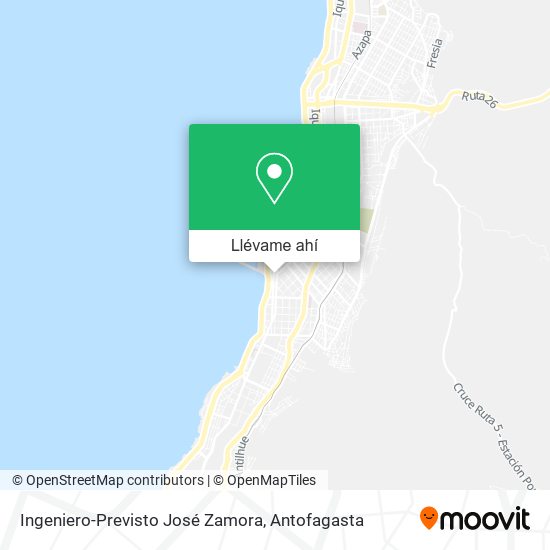 Mapa de Ingeniero-Previsto José Zamora