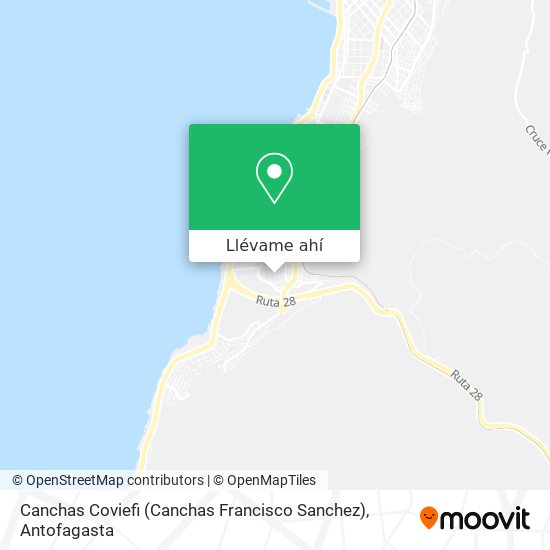 Mapa de Canchas Coviefi (Canchas Francisco Sanchez)