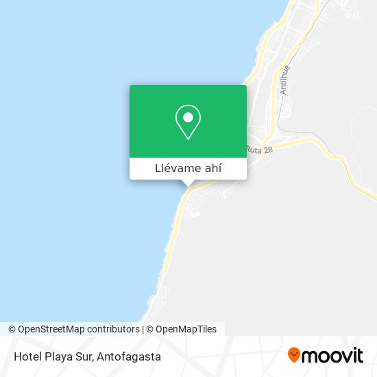 Mapa de Hotel Playa Sur