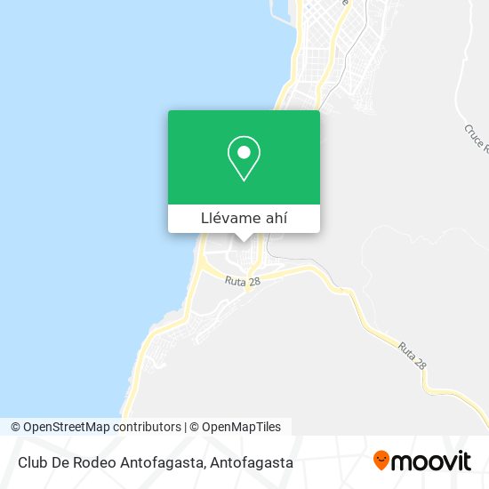 Mapa de Club De Rodeo Antofagasta
