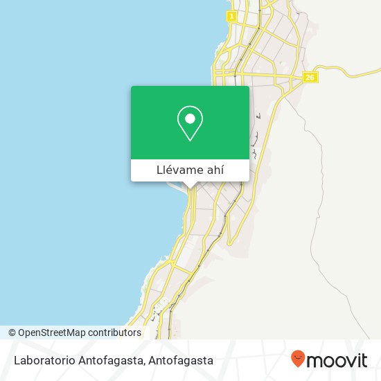 Mapa de Laboratorio Antofagasta