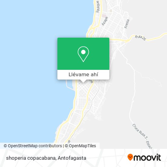 Mapa de shoperia copacabana