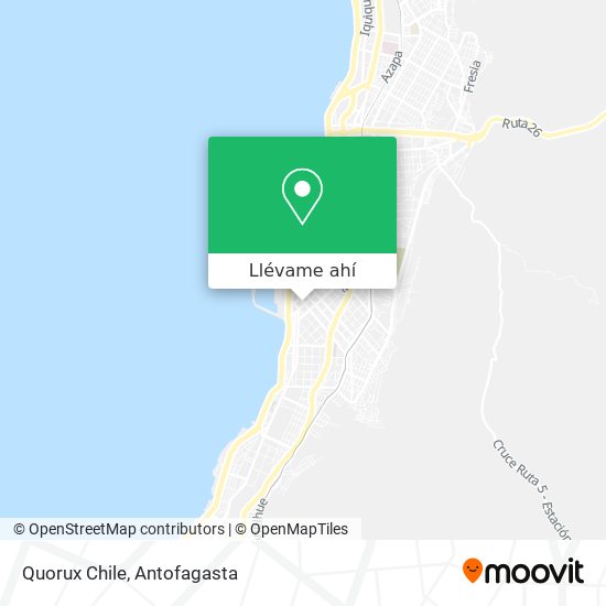 Mapa de Quorux Chile
