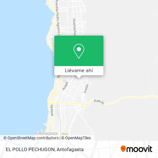 Mapa de EL POLLO PECHUGON