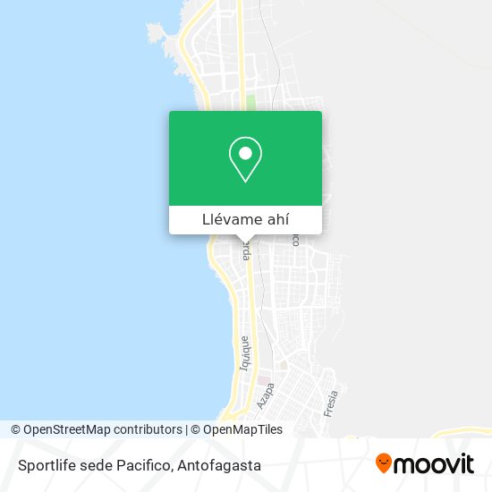 Mapa de Sportlife sede Pacifico