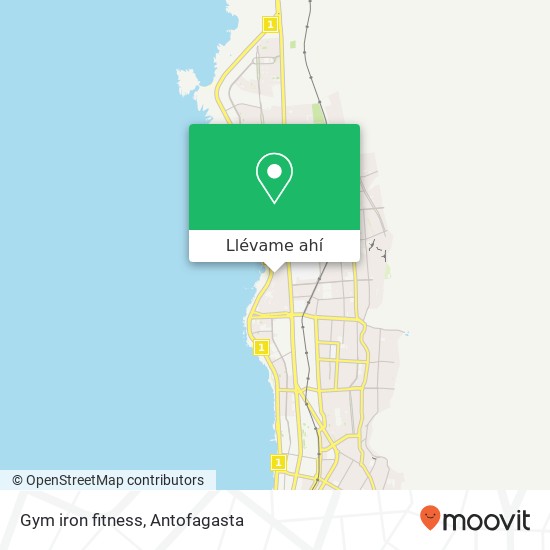 Mapa de Gym iron fitness