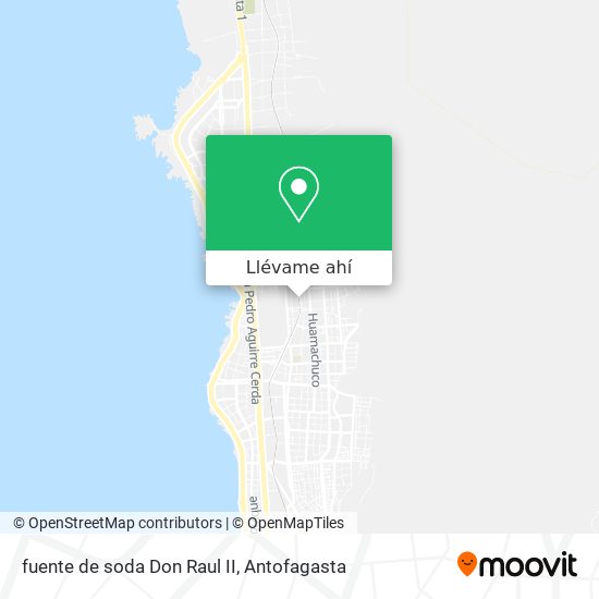 Mapa de fuente de soda Don Raul II