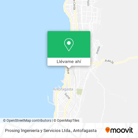 Mapa de Prosing Ingeniería y Servicios Ltda.