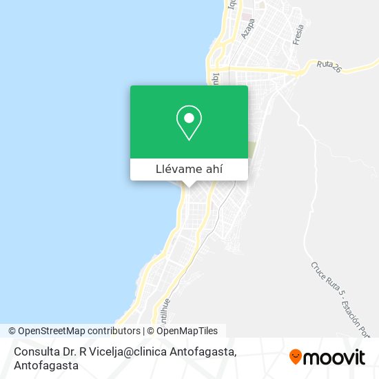 Mapa de Consulta Dr. R Vicelja@clinica Antofagasta