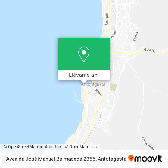 Mapa de Avenida José Manuel Balmaceda 2355