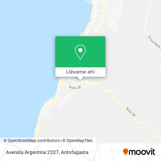 Mapa de Avenida Argentina 2327