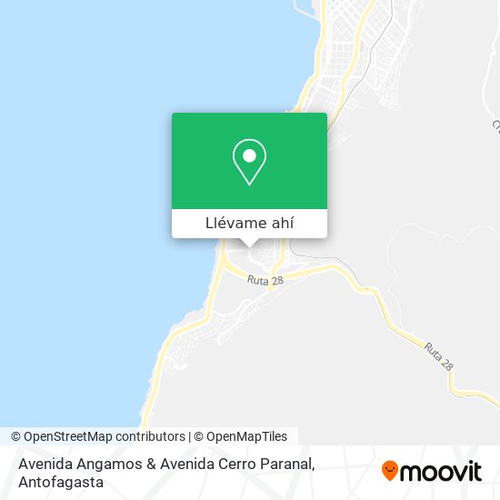 Mapa de Avenida Angamos & Avenida Cerro Paranal