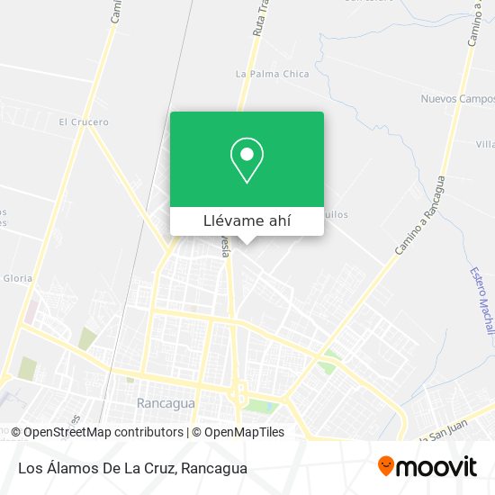 Mapa de Los Álamos De La Cruz