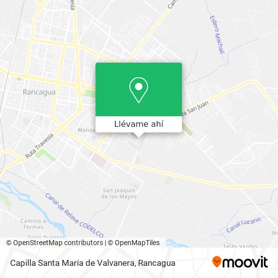 Mapa de Capilla Santa María de Valvanera