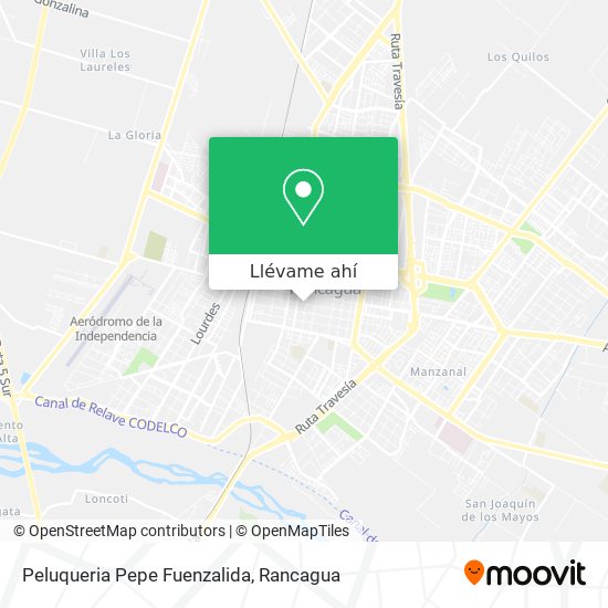 Mapa de Peluqueria Pepe Fuenzalida