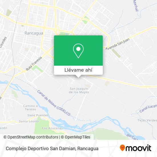 Mapa de Complejo Deportivo San Damian