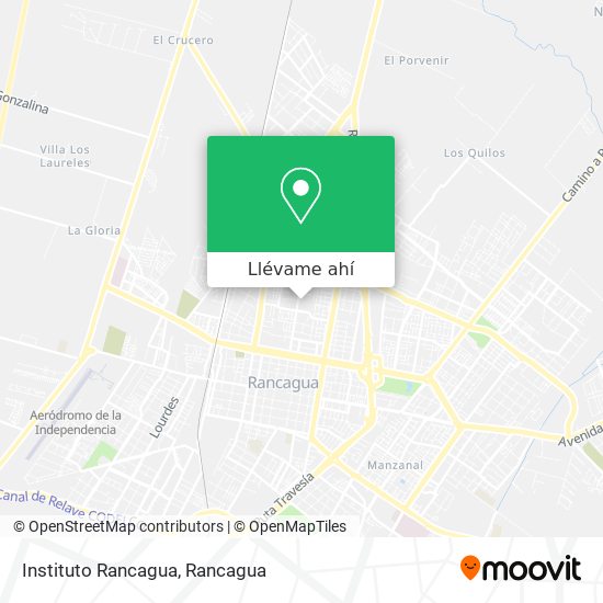 Mapa de Instituto Rancagua