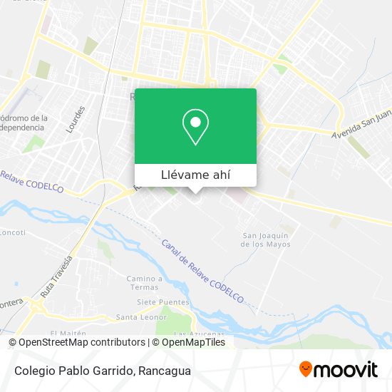 Mapa de Colegio Pablo Garrido