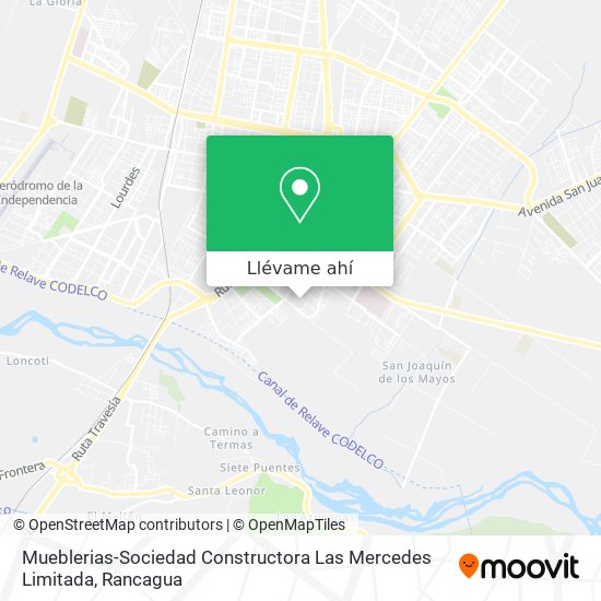 Mapa de Mueblerias-Sociedad Constructora Las Mercedes Limitada