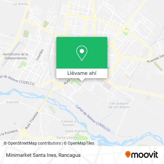 Mapa de Minimarket Santa Ines
