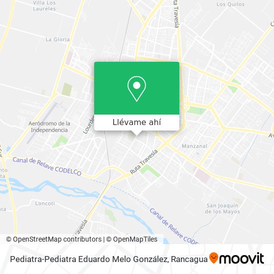 Mapa de Pediatra-Pediatra Eduardo Melo González