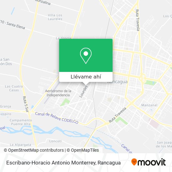 Mapa de Escribano-Horacio Antonio Monterrey