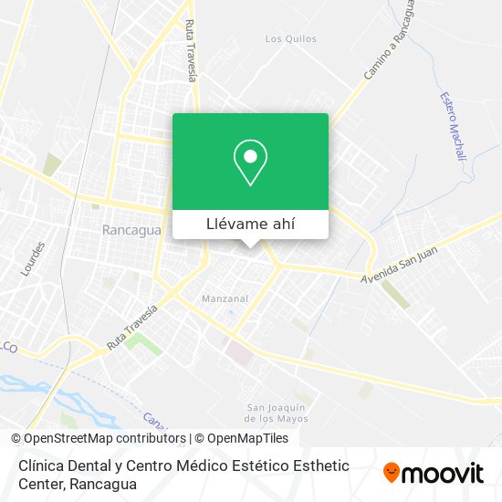 Mapa de Clínica Dental y Centro Médico Estético Esthetic Center