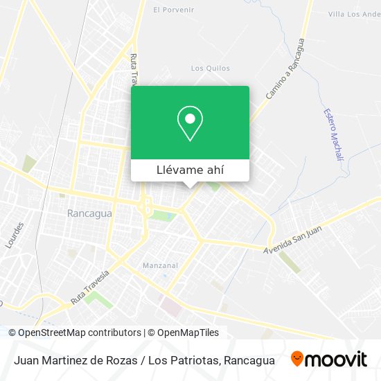 Mapa de Juan Martinez de Rozas / Los Patriotas