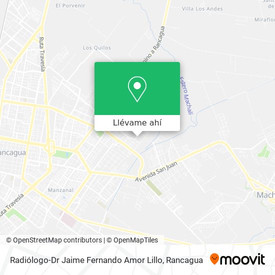 Mapa de Radiólogo-Dr Jaime Fernando Amor Lillo