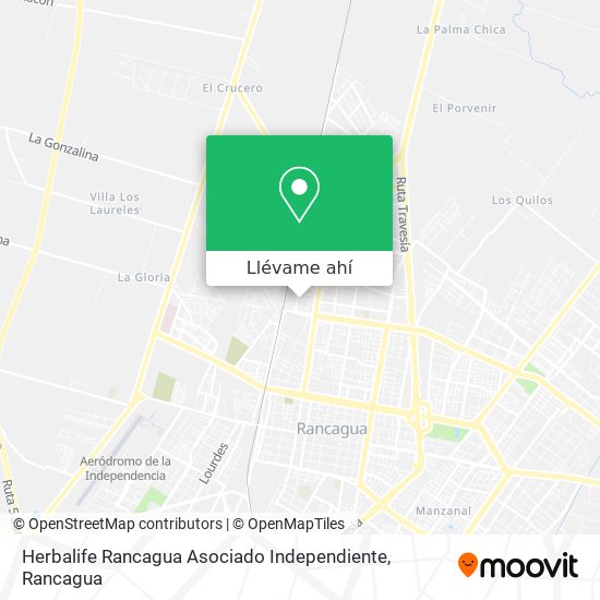 Mapa de Herbalife Rancagua Asociado Independiente