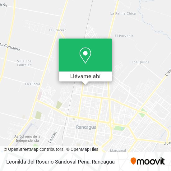 Mapa de Leonilda del Rosario Sandoval Pena