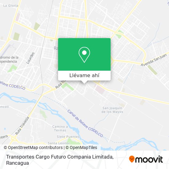 Mapa de Transportes Cargo Futuro Compania Limitada