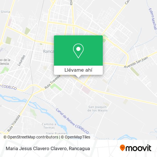 Mapa de Maria Jesus Clavero Clavero