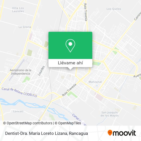 Mapa de Dentist-Dra. María Loreto Lizana