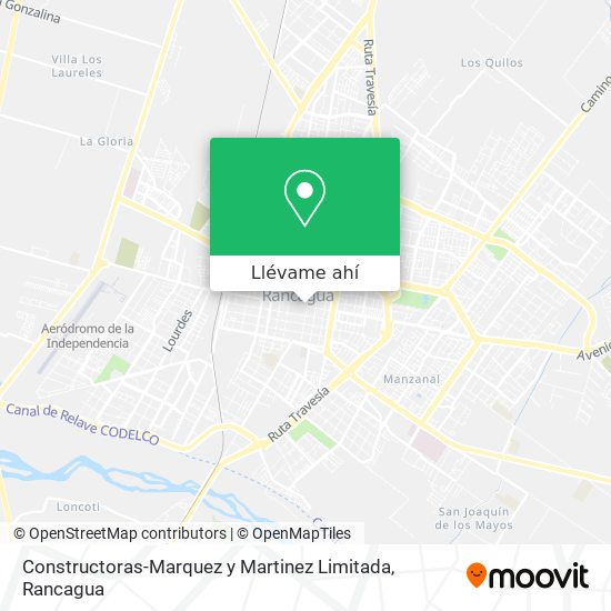 Mapa de Constructoras-Marquez y Martinez Limitada
