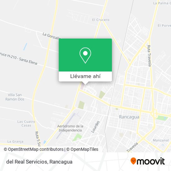 Mapa de del Real Servicios