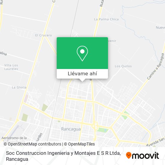 Mapa de Soc Construccion Ingenieria y Montajes E S R Ltda