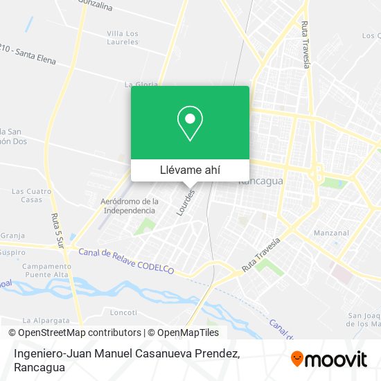Mapa de Ingeniero-Juan Manuel Casanueva Prendez