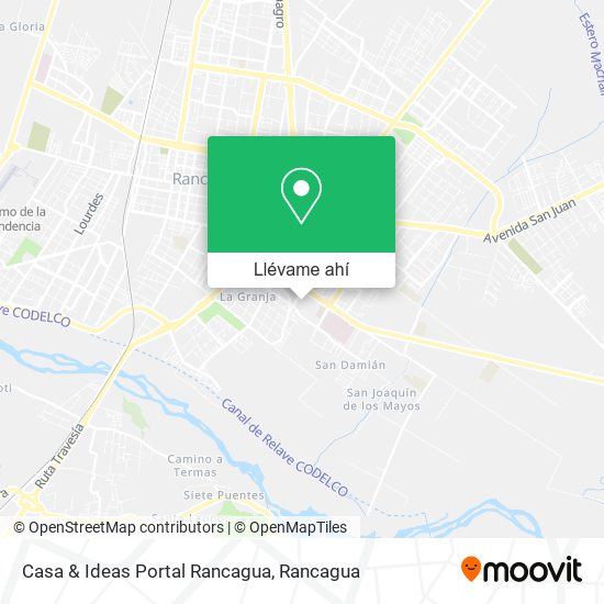Mapa de Casa & Ideas Portal Rancagua
