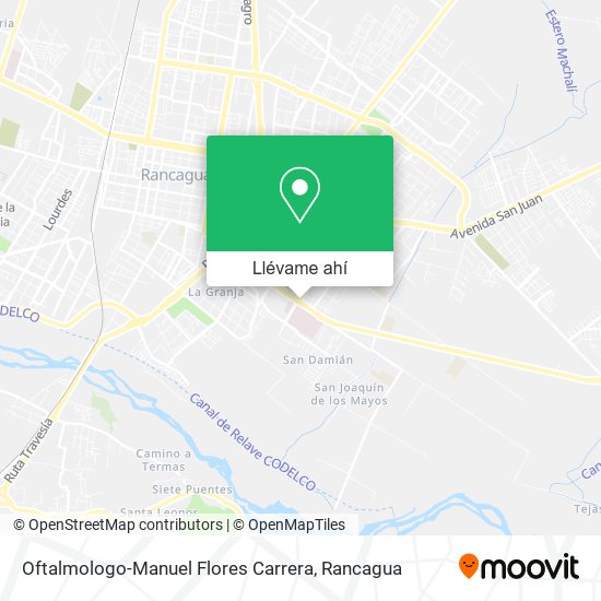 Mapa de Oftalmologo-Manuel Flores Carrera