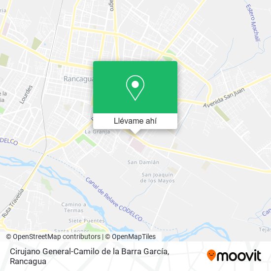 Mapa de Cirujano General-Camilo de la Barra García