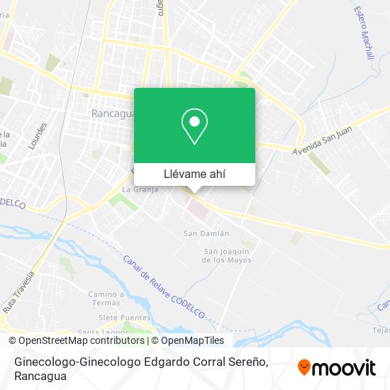 Mapa de Ginecologo-Ginecologo Edgardo Corral Sereño