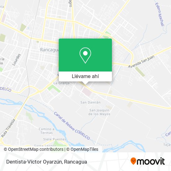 Mapa de Dentista-Víctor Oyarzún