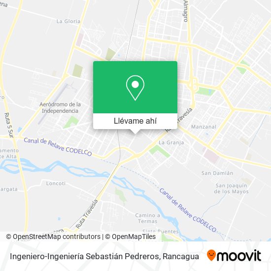 Mapa de Ingeniero-Ingeniería Sebastián Pedreros