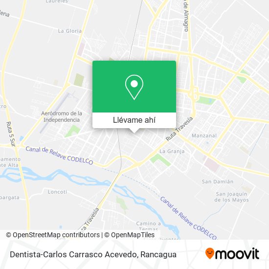 Mapa de Dentista-Carlos Carrasco Acevedo