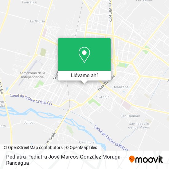 Mapa de Pediatra-Pediatra José Marcos González Moraga