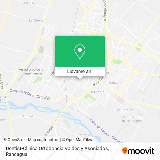 Mapa de Dentist-Clínica Ortodoncia Valdés y Asociados